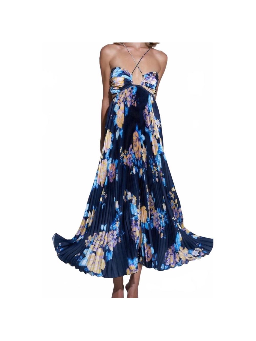 L'Idee Nuite Jardín Garden Midi Dress size Small